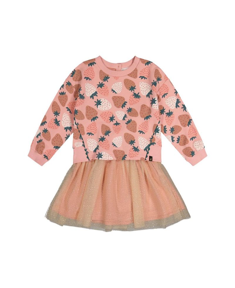 Little and Big Girl's (6-12) Bi-Material Dress