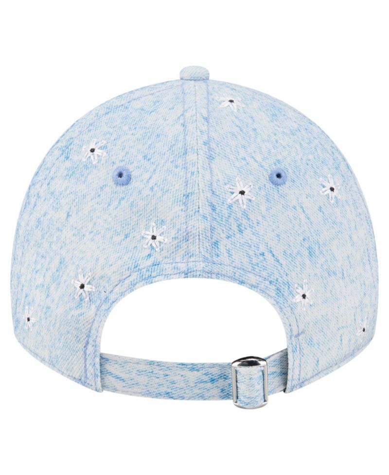 Women's Light Blue Pittsburgh Pirates Daisy All Over 9TWENTY Adjustable Hat