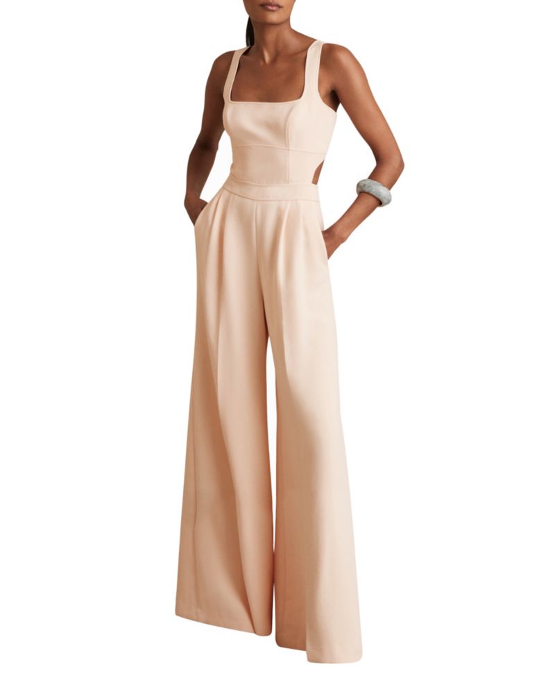 Women's Dion Wide-Leg Cut-Out Sleeveless Jumpsuit