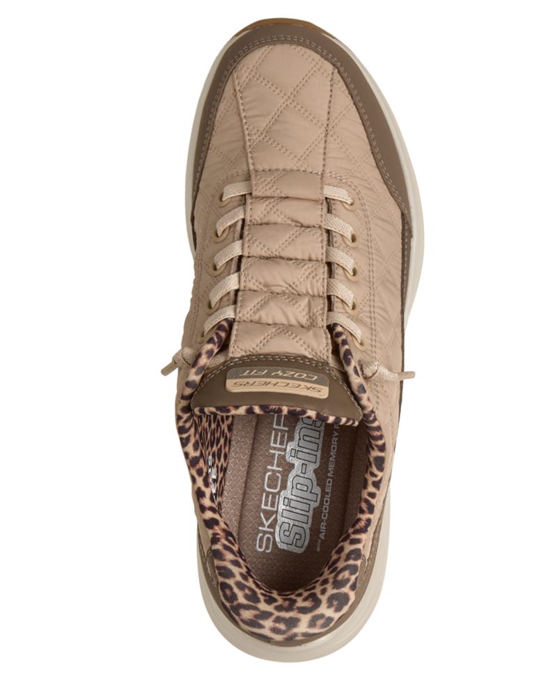 Slip-Ins Women's Contour Foam - Cozy Fit - Leopard Dream Lifestyle Sneakers from Finish Line