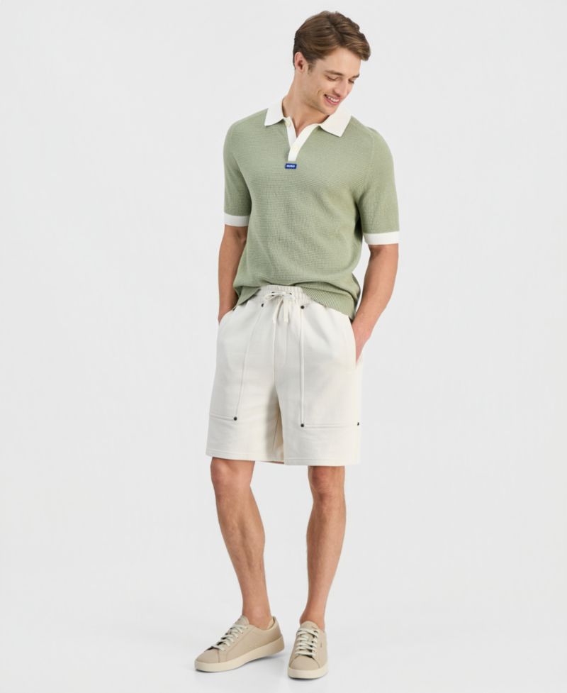 HUGO by Men's Nimdos Elastic Waistband Shorts
