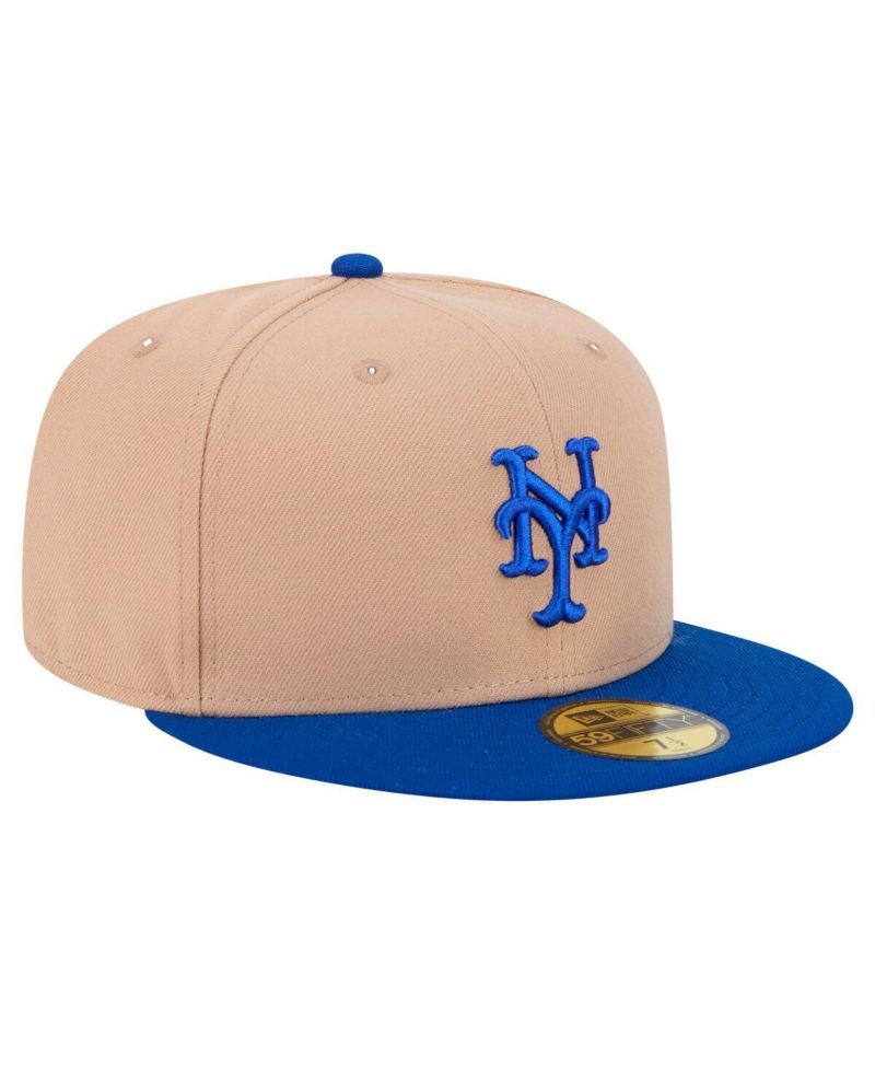 Men's Khaki New York Mets 59FIFTY Fitted Hat