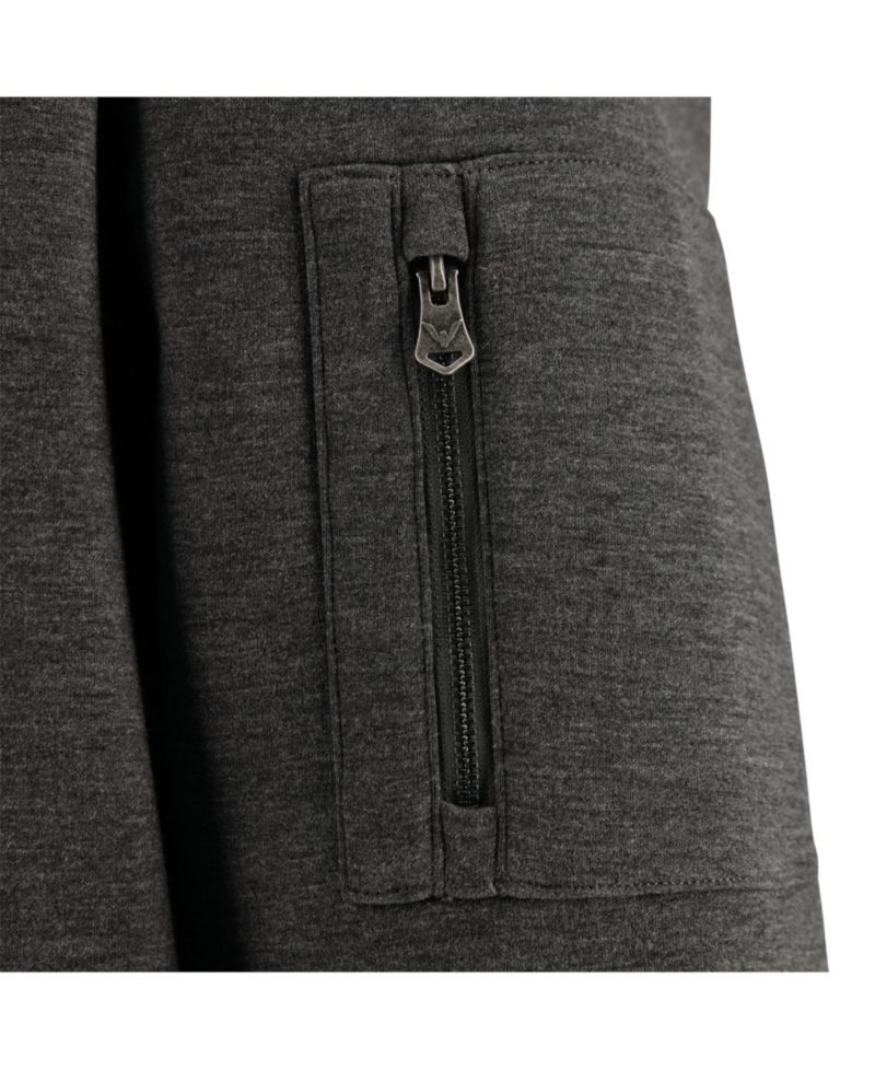 Big & Tall Water Repellent Snap Neck Performance Pullover Hoodie