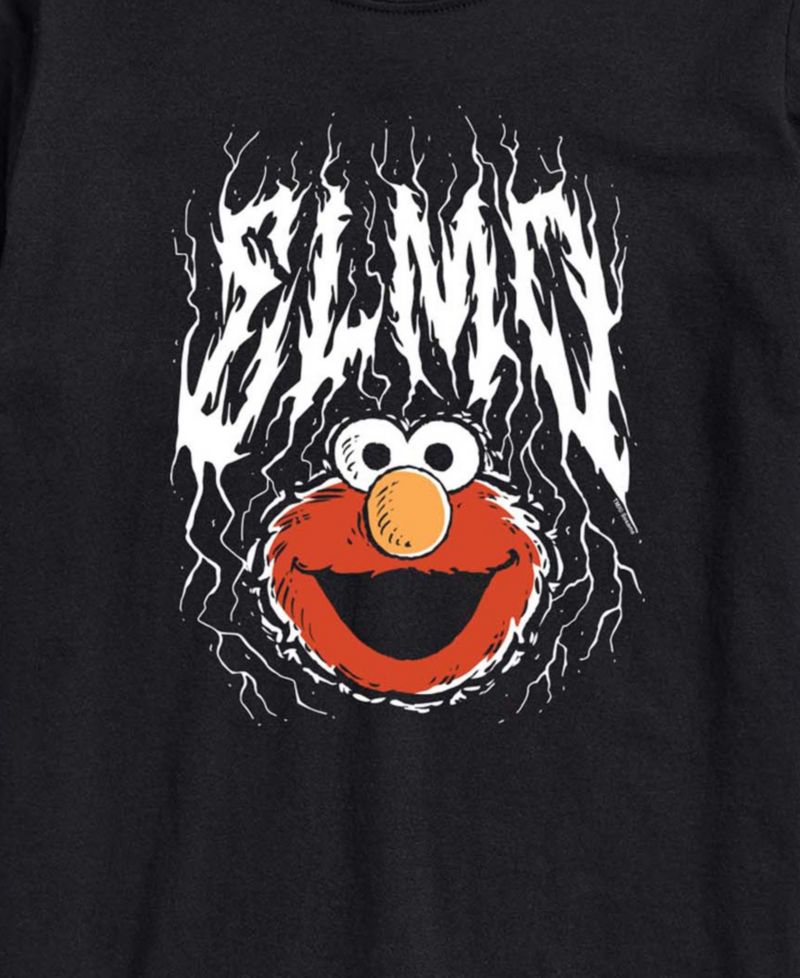 Men's Sesame Street Metal Elmo Short-Sleeve Graphic T-Shirt