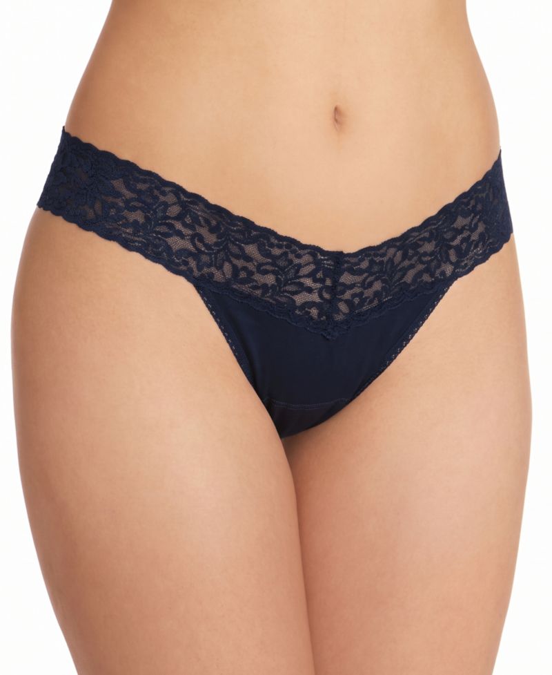 Women's Holiday Lace Low-Rise Thong