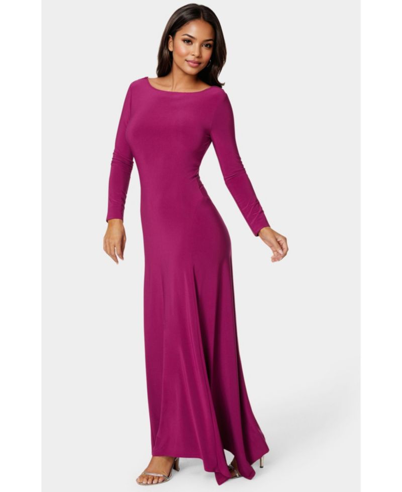 Women's Jersey Cowl Back Maxi Dress
