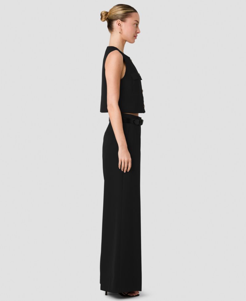 Women's Harry Suiting Sleeveless Button-Front Top