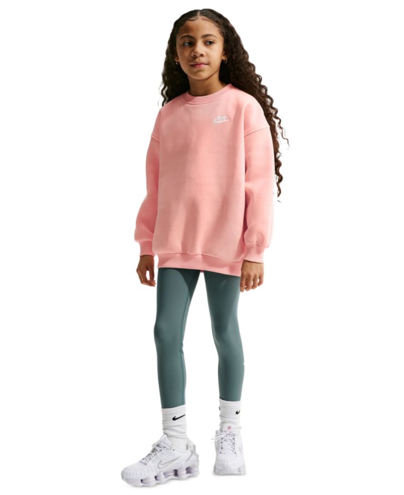 Флисовая толстовка оверсайз-кроя Sportswear Club для девочек 7-16 лет