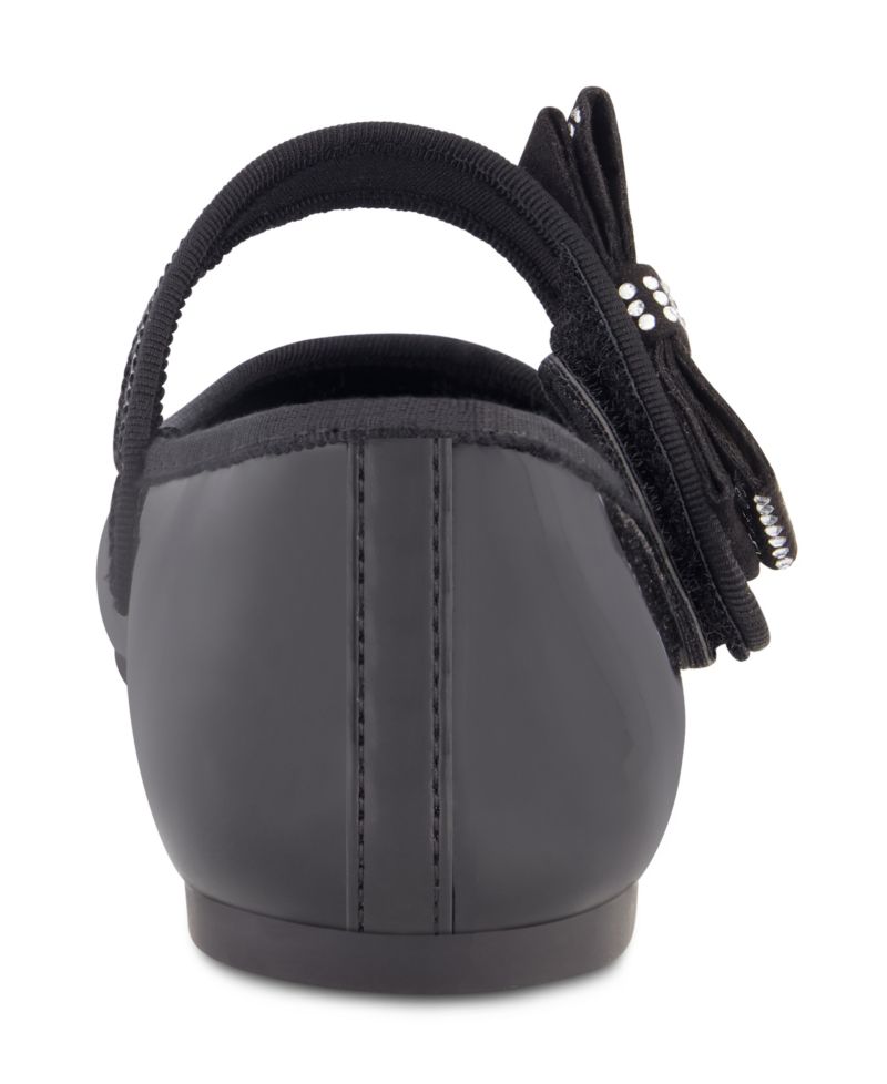 Little and Big Girls Amy Crystal Bow Ballet Flat