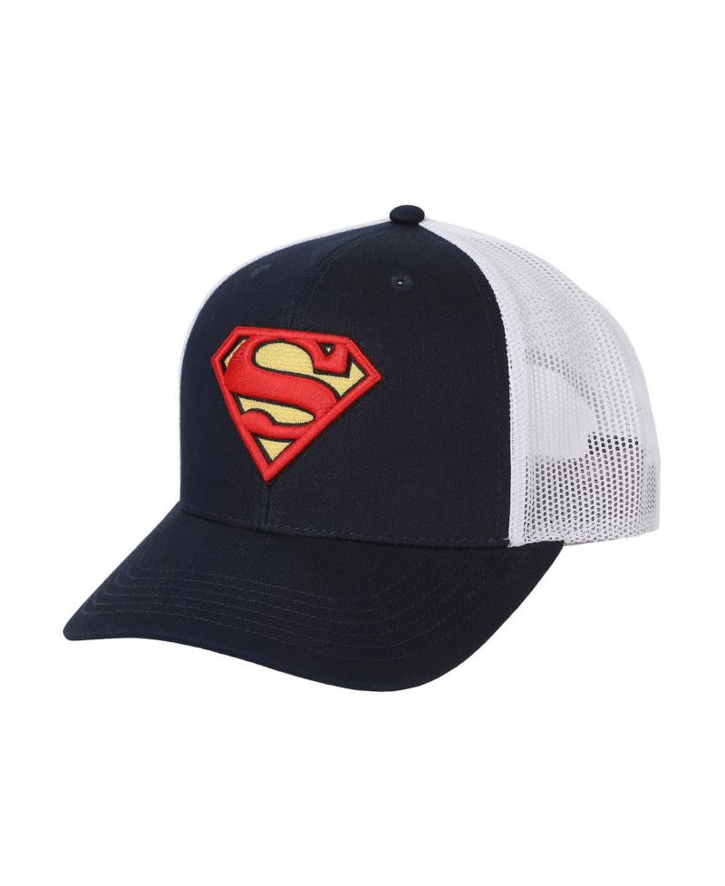 Men's 3D Embroidered Logo Navy Trucker Hat