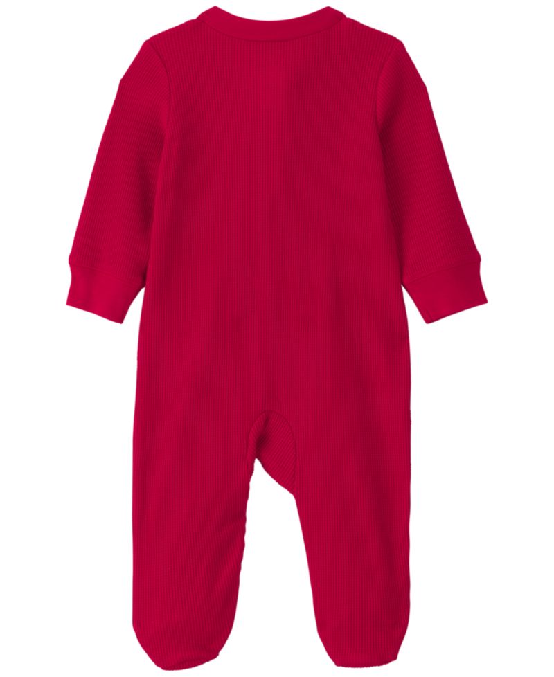 Baby Boys' and Girls' My First Christmas Cotton Thermal Sleep & Play
