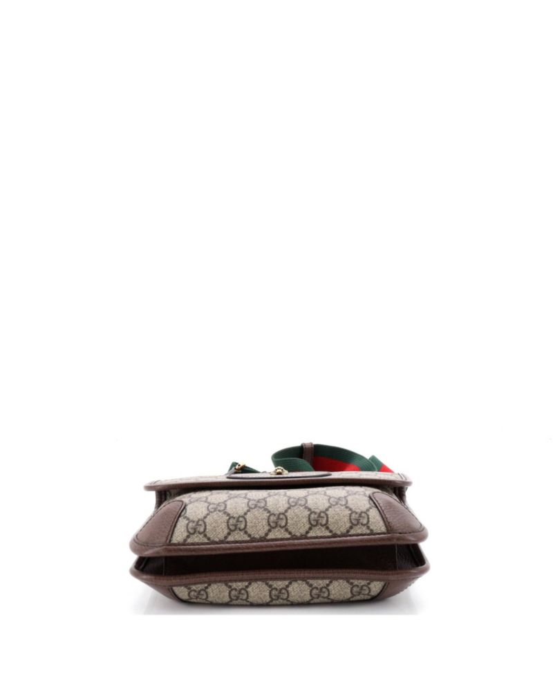 Small Neo Vintage Flap Messenger GG Coated Canvas