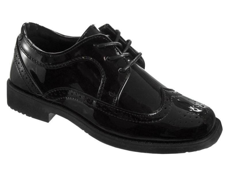 Little Boys 1 -13 Hook and Loop School Durable Comfort Fit Uniform Shoes