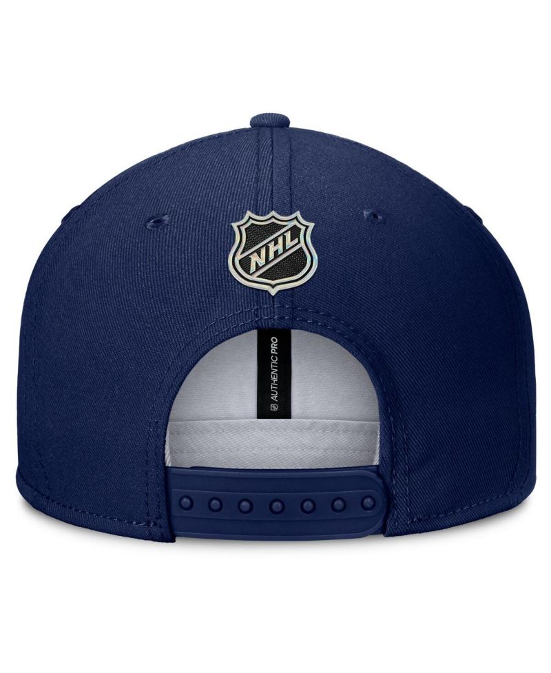 Men's Navy New York Rangers Authentic Pro Alternate Jersey Snapback Hat