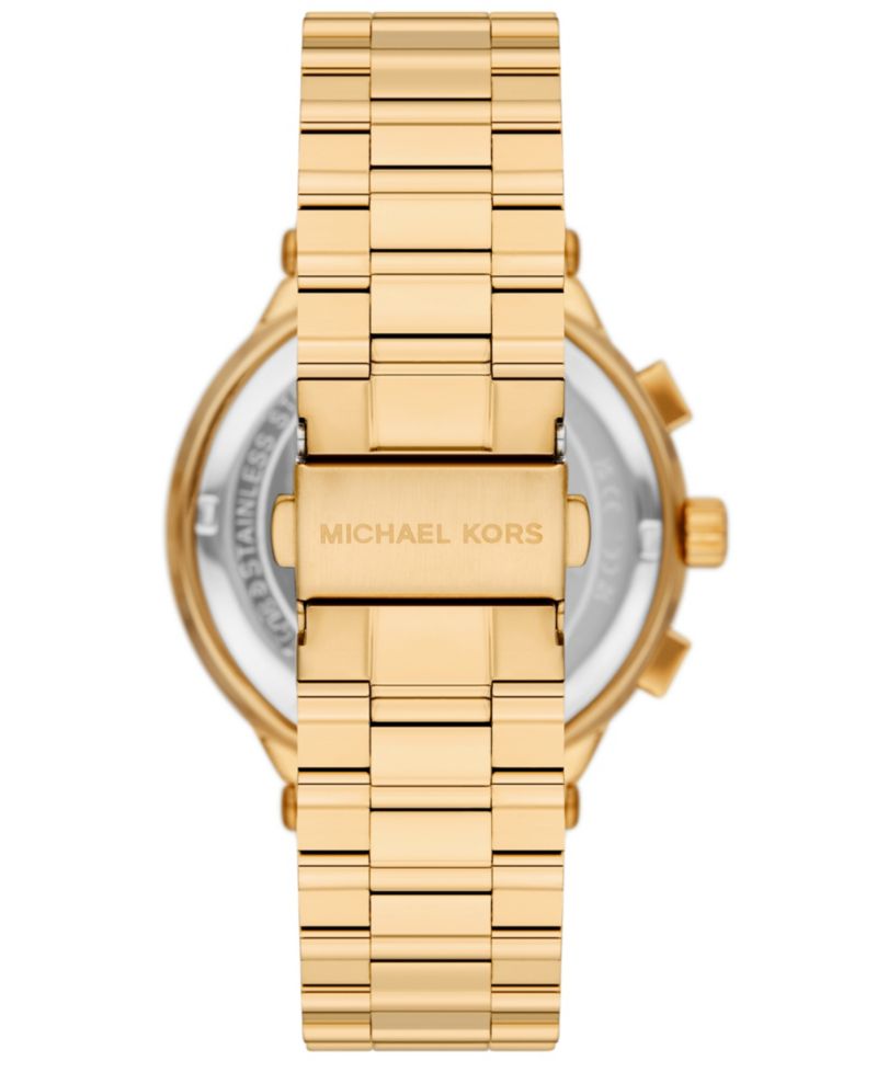 Men's Billie Quartz Chronograph Gold Stainless Steel Watch 44mm