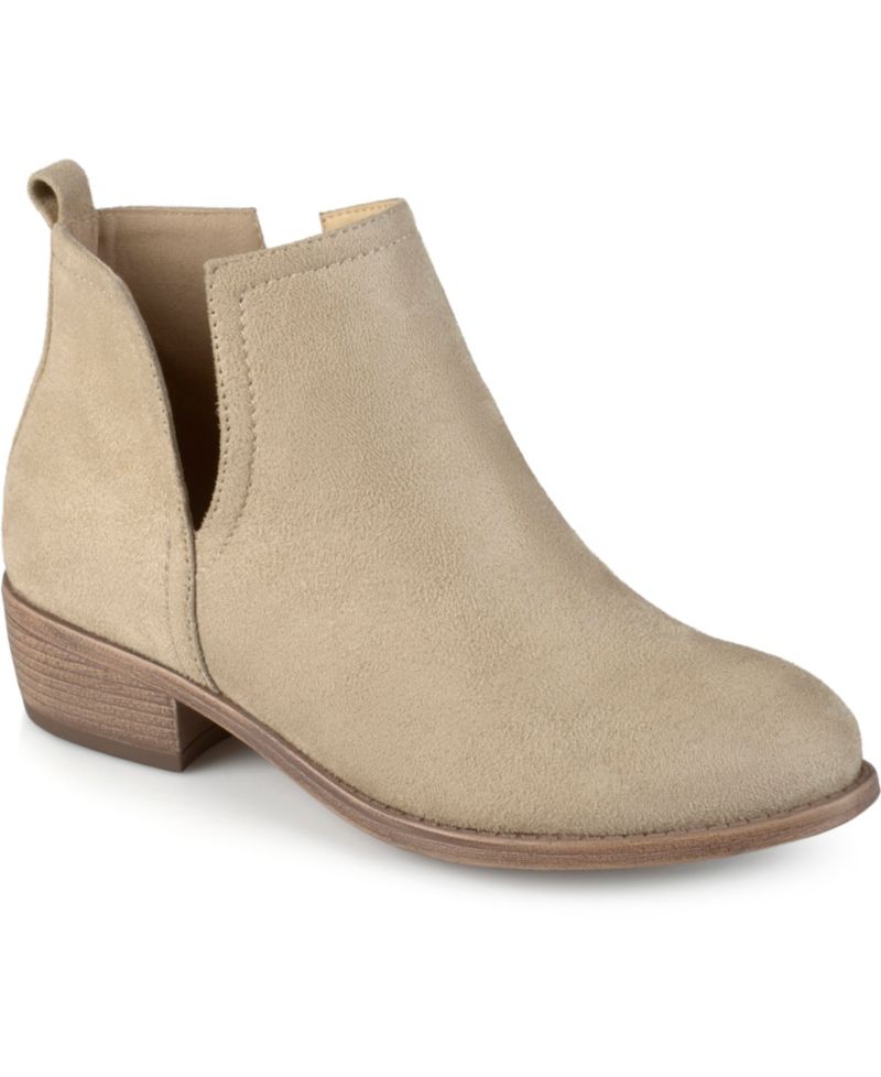 Women's Rimi Notched Ankle Stacked Heel Booties
