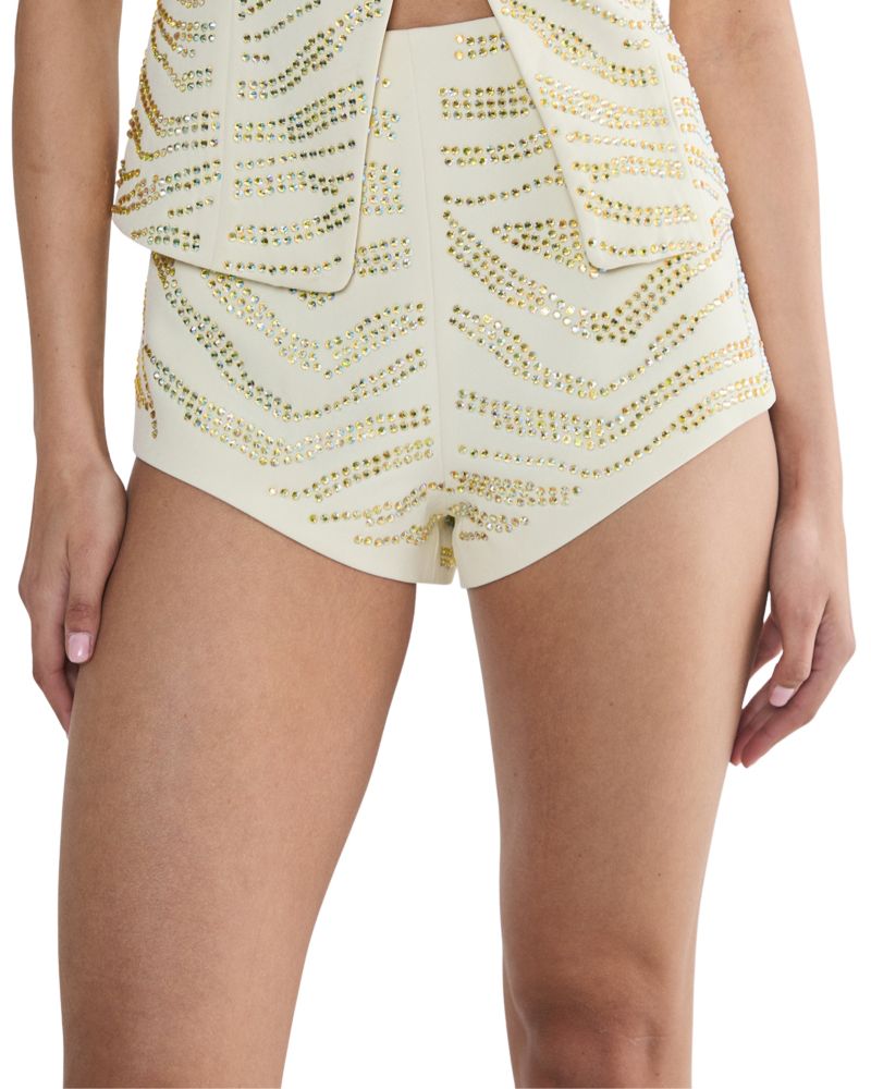 Women's Zebra Tailored Hotpants