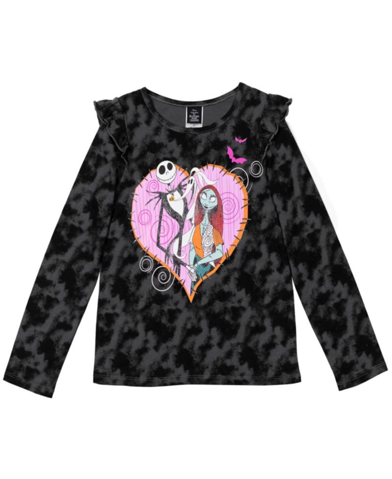 Girls Disney 2 Pack Long Sleeve T-Shirts to (18 Months - 14-16)