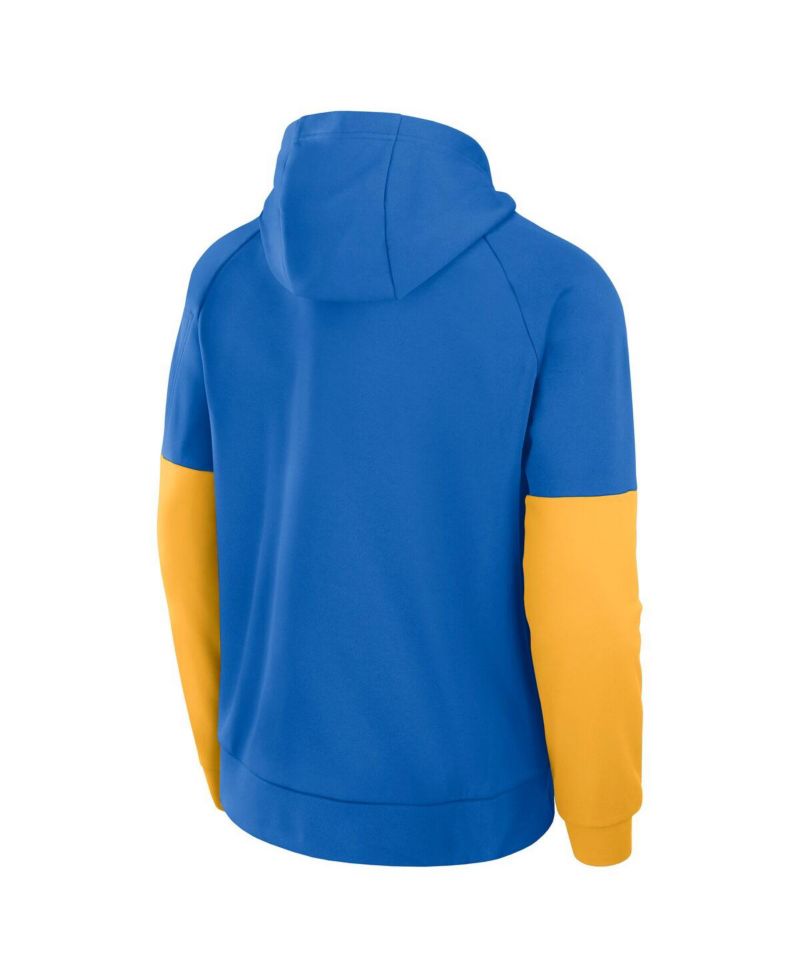Men's Blue UCLA Bruins Fitness Performance Pullover Hoodie