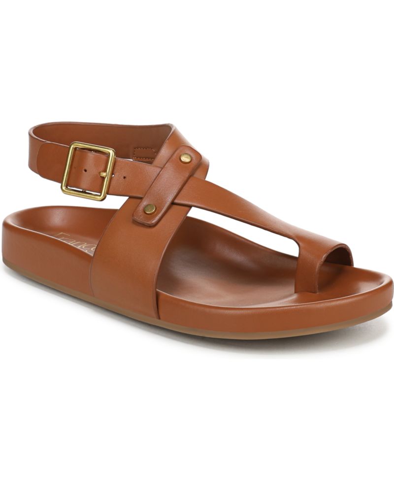 Blair Toe Loop Round Toe Buckle Flat Sandals