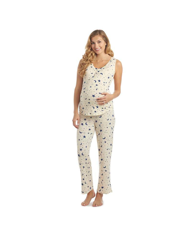Maternity Joy Tank & Pants Maternity/Nursing Pajama Set