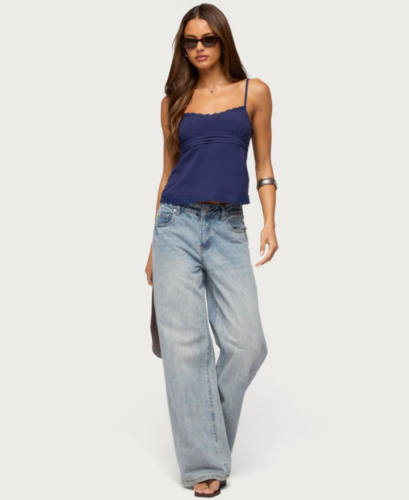 Women's Michal Eyelet Babydoll Tank Top
