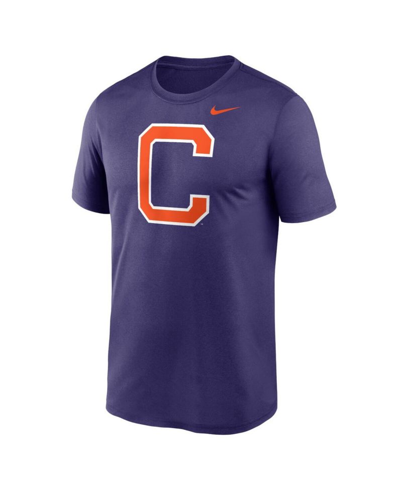 Men's Purple Clemson Tigers Primetime Legend Alternate Logo T-Shirt