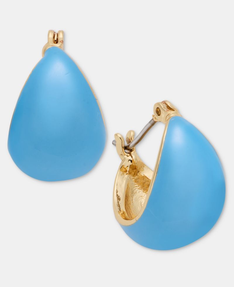 Small Color Hoop Earrings, 0.67"