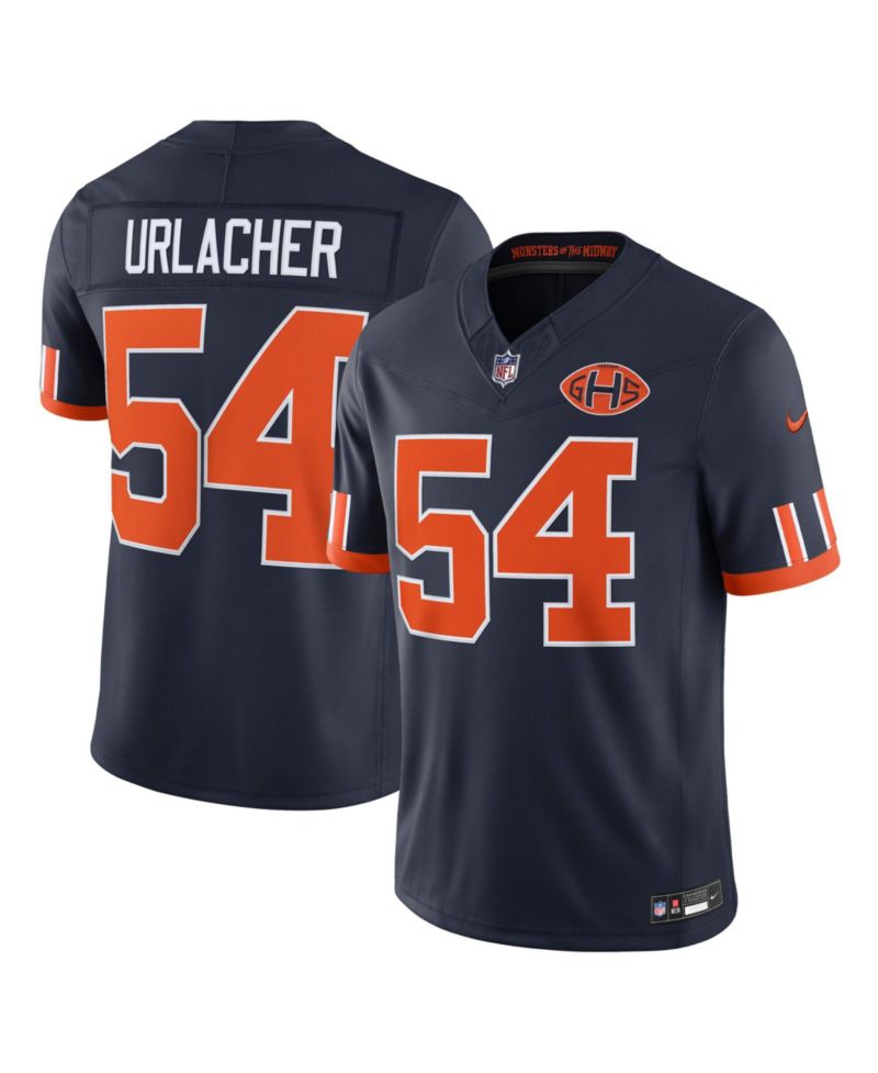 Men's Brian Urlacher Navy Chicago Bears 2026 Rivalries Collection Game Jersey