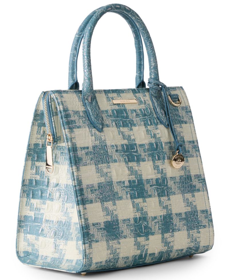 Caroline Sakura Small Leather Satchel Bag