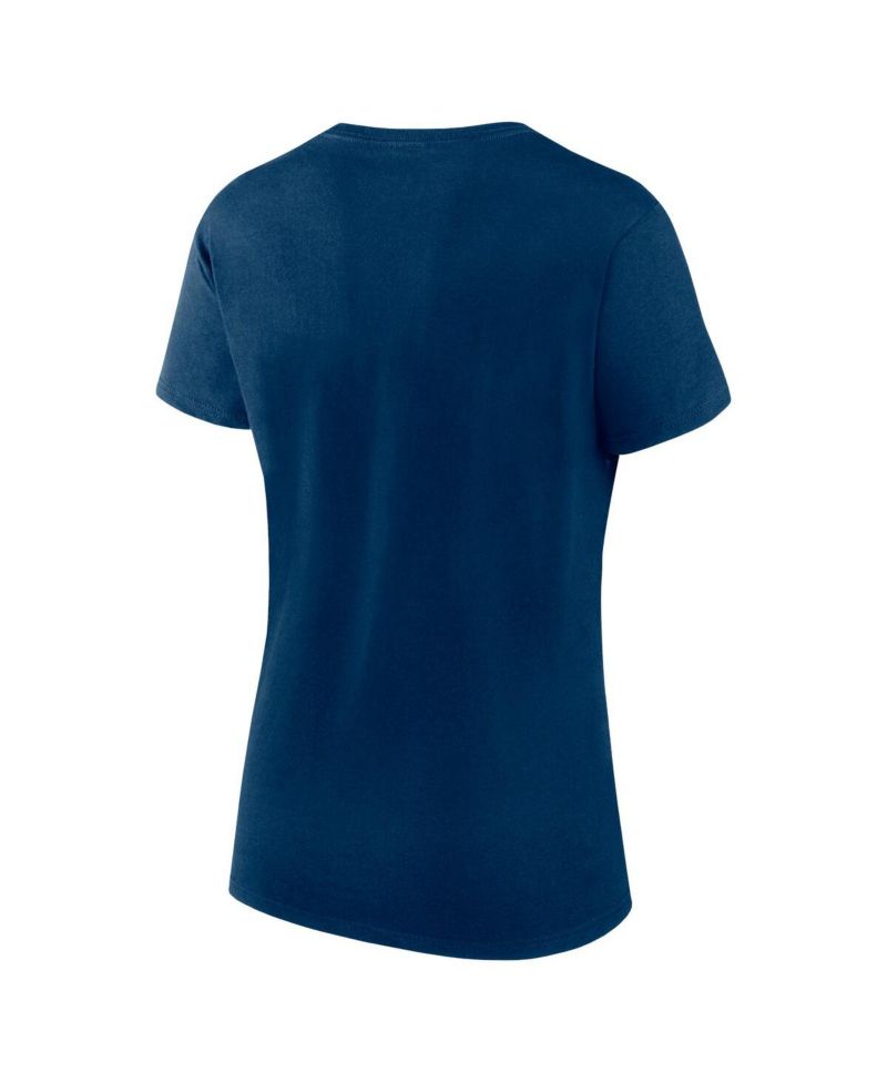 Women's Navy, Gray Seattle Kraken Script T-shirt and Shorts Set