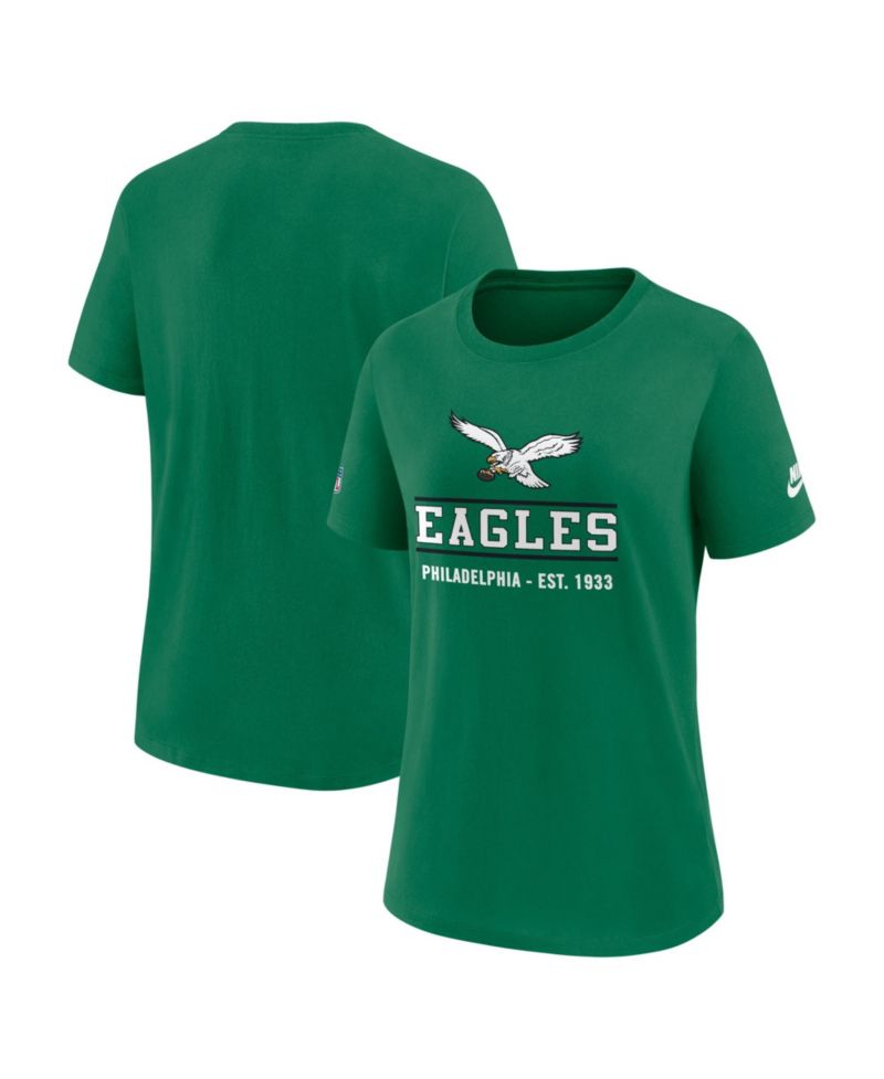 Women's Kelly Green Philadelphia Eagles Sideline Alt Dri-FIT T-Shirt