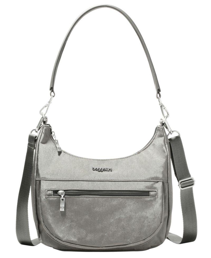 Pocket Half Moon Small Shoulder Handbag