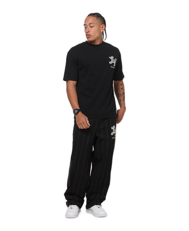 Men's Los Angeles City Series Oversized-Fit Contrast Gothic Chest Logo Print T-Shirt