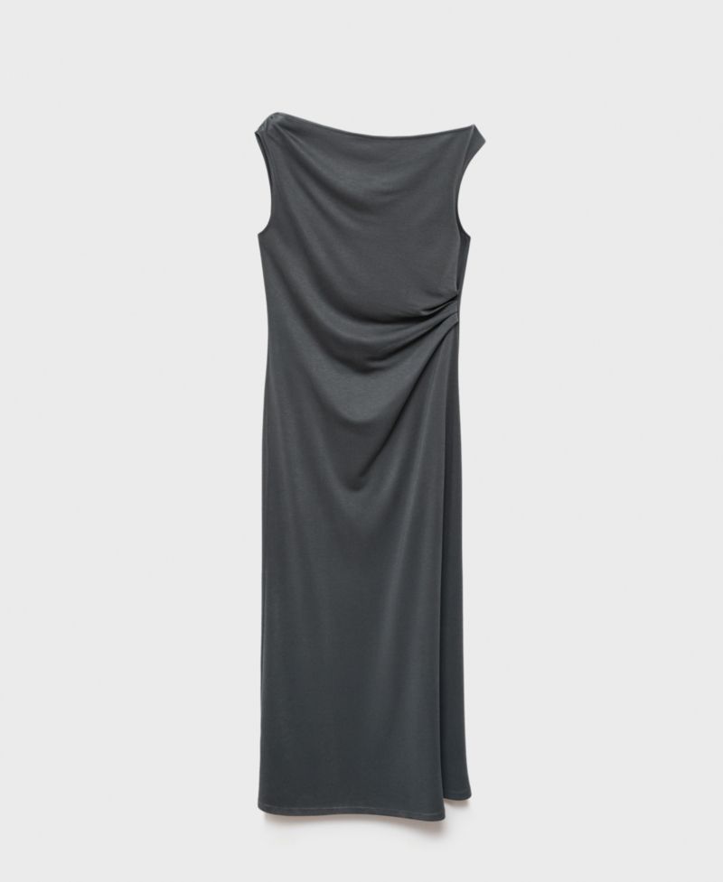 Women's Asymmetrical Pleated Dress