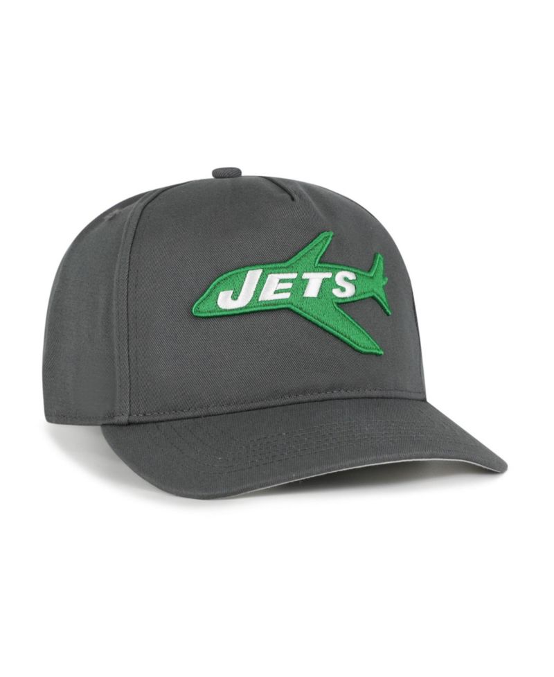 47 Brand Men's Charcoal New York Jets Hitch Adjustable Hat