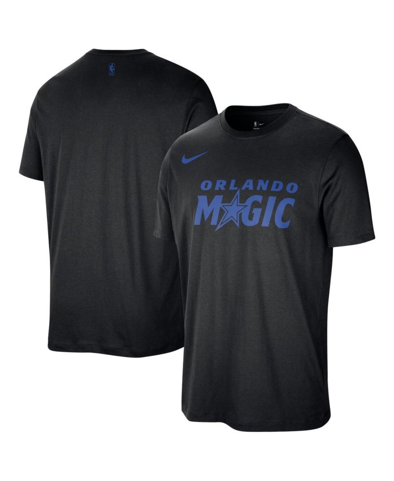 Men's and Women's Black Orlando Magic Team Wordmark Essential T-Shirt