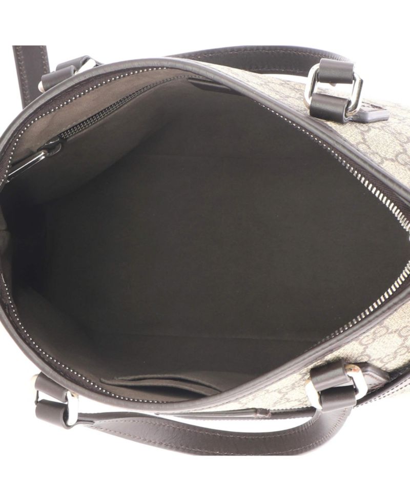 GG Coated Canvas Convertible Zip Medium Tote