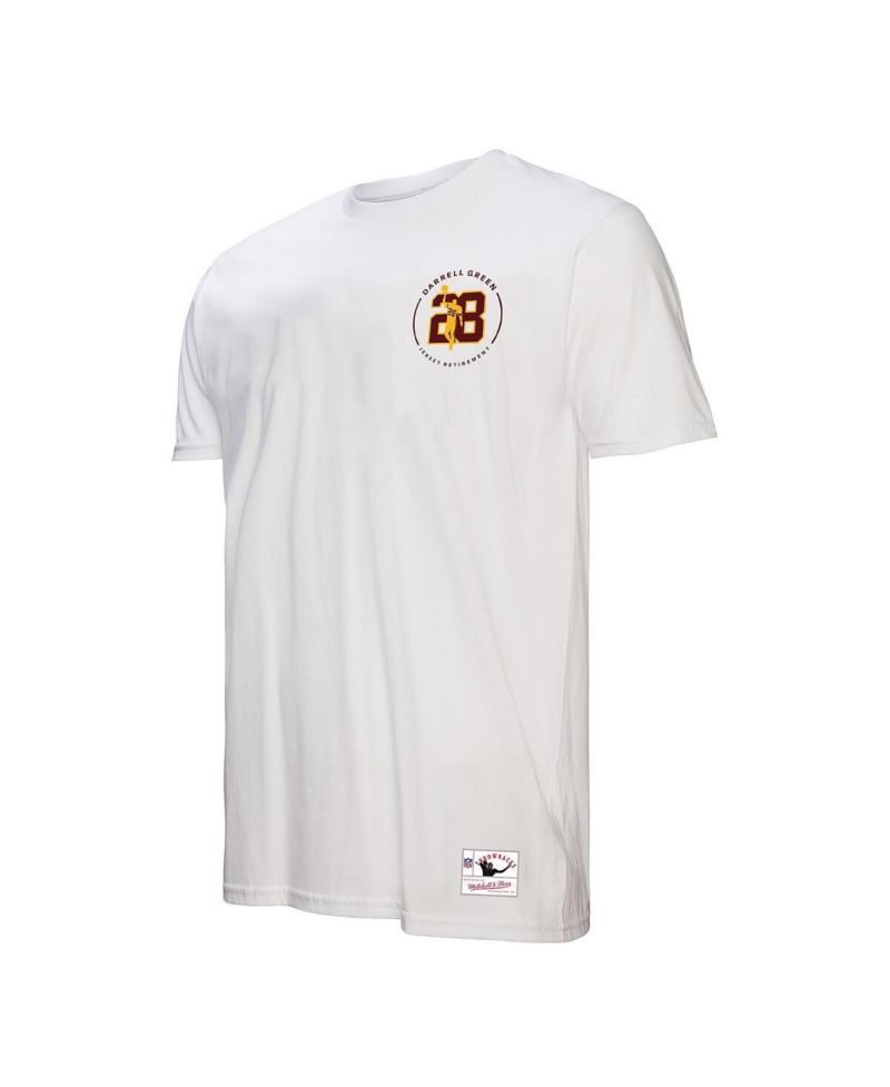 Men's Darrell Green White Washington Commanders Retired Player Name & Number T-Shirt