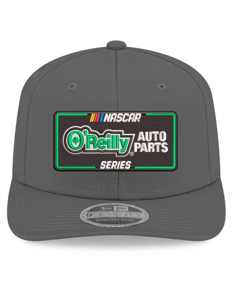 Men's Charcoal NASCAR O'Reilly Auto Parts Series 9SEVENTY Stretch-Snap Hat