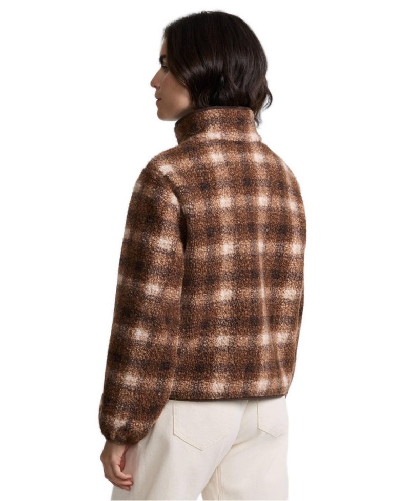 Women's Print Boucle Fleece Jacket