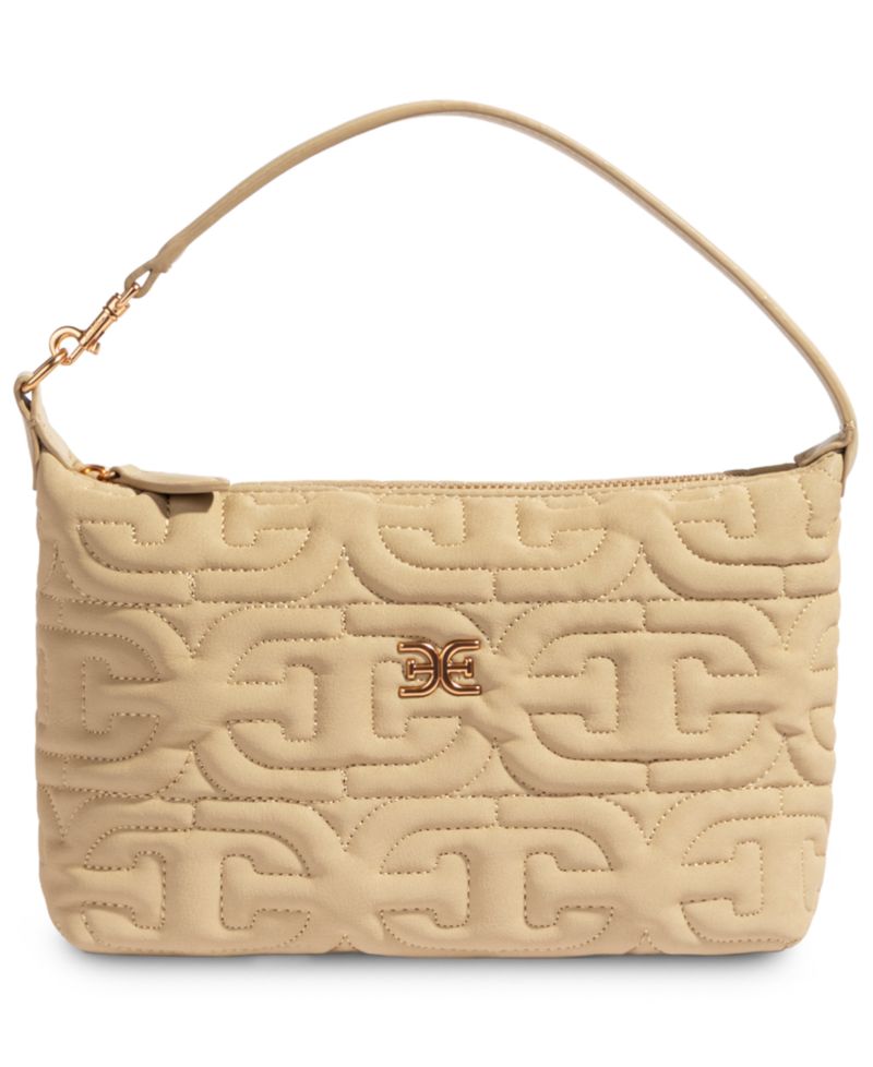Ethyl Quilted Zip-Top Demi Small Shoulder Handbag