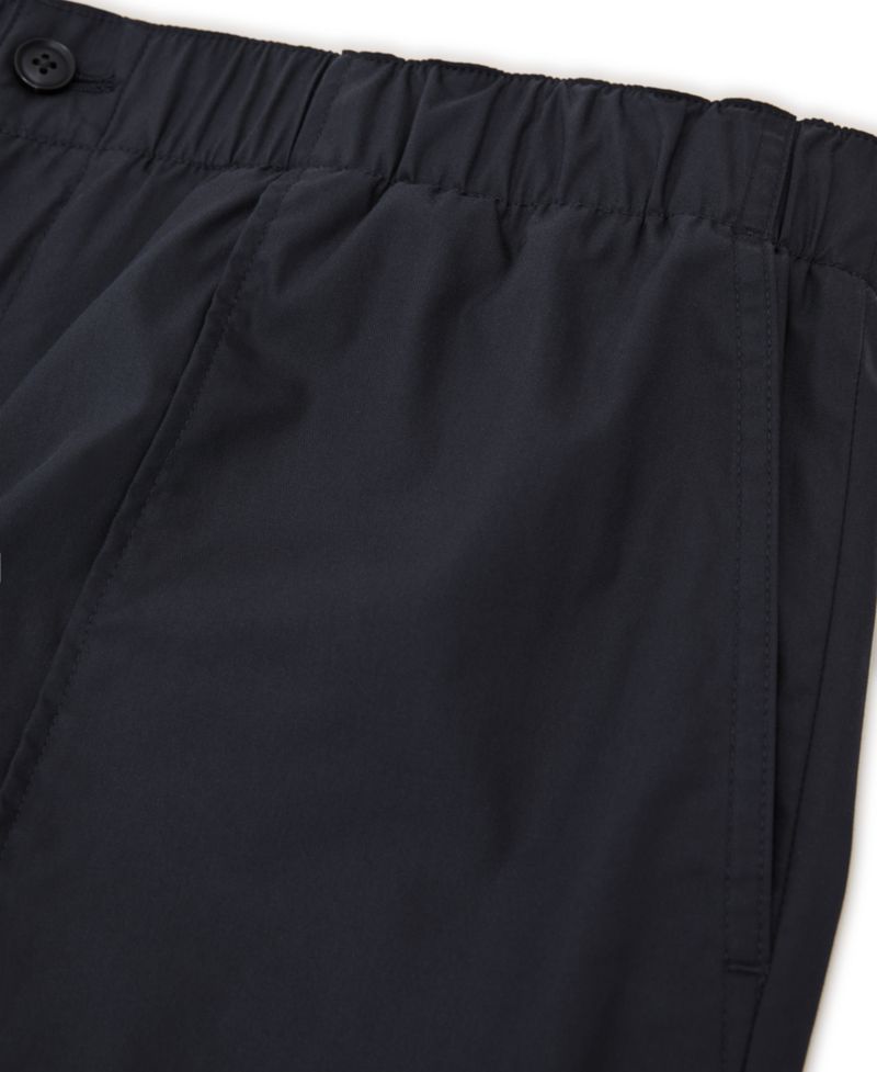 Men's Snap Flat-Front Tapered Stretch Cotton-Blend Pants