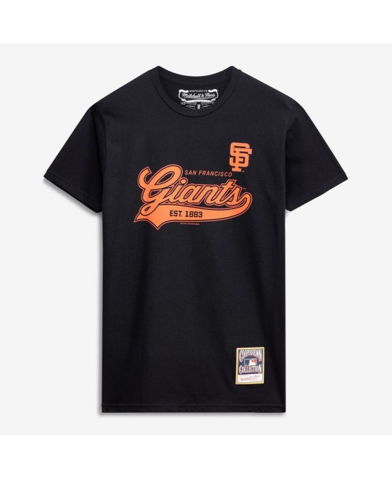 Men's Black San Francisco Giants Script Sweep Arch T-Shirt
