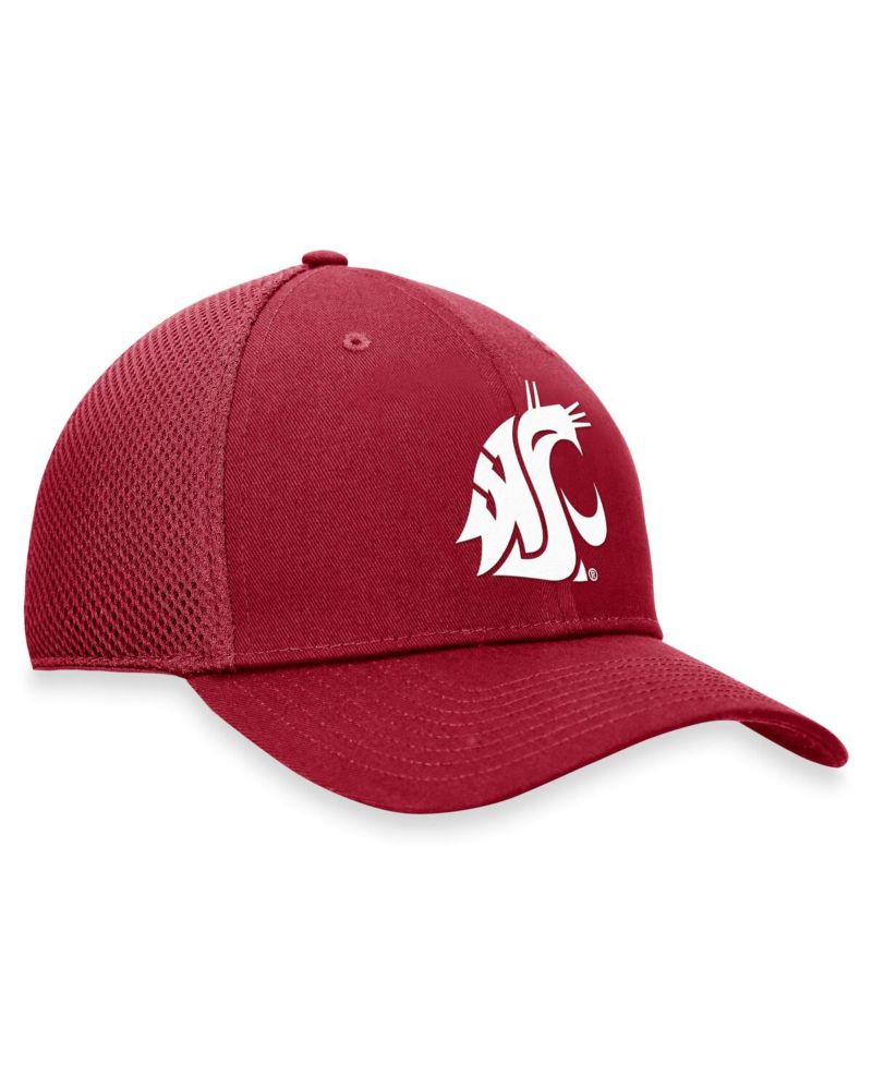 Men's Crimson Washington State Cougars Spacer Flex Hat