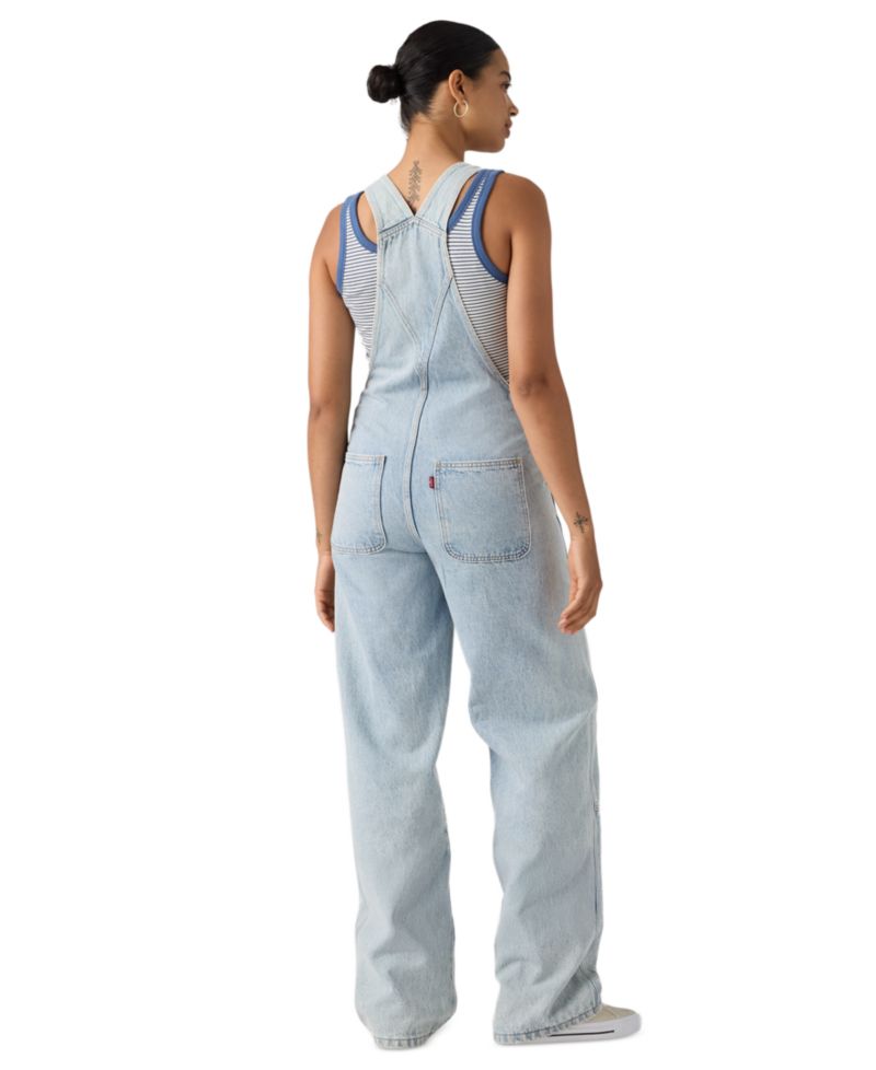 Women's Utility Overall H226 Wide-Leg Denim Overalls