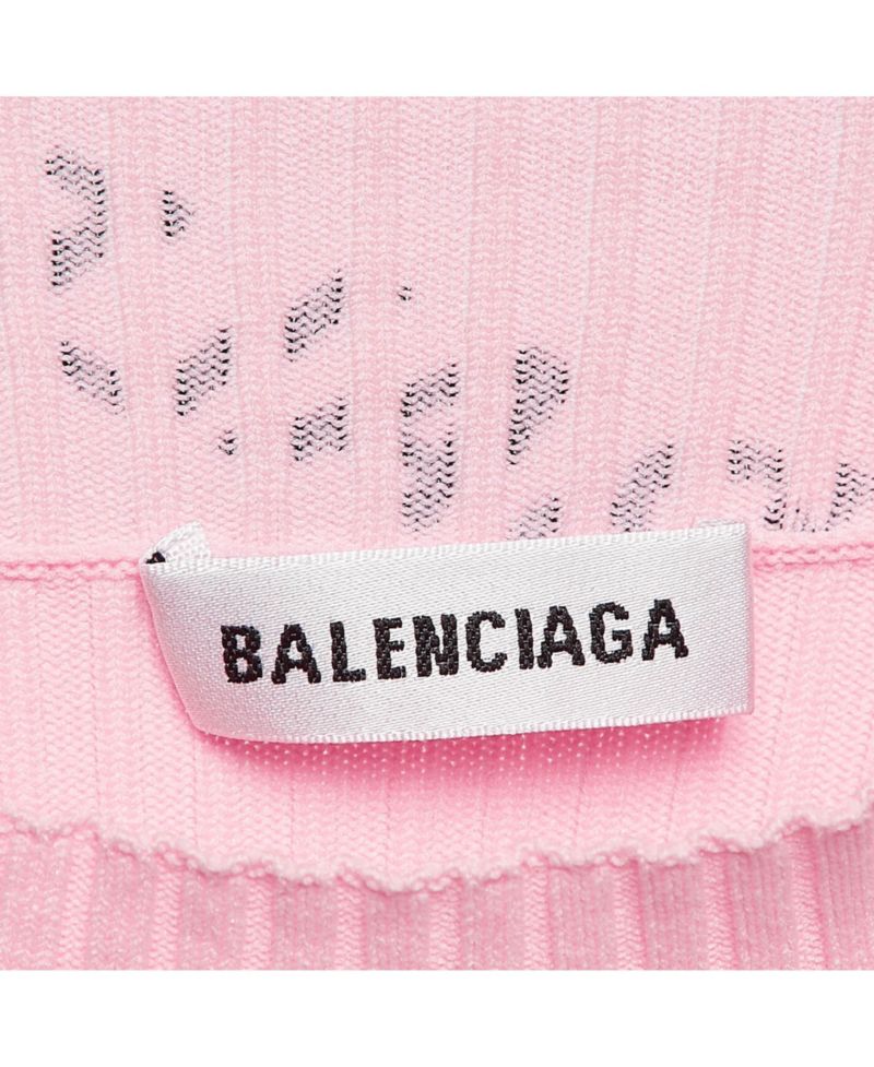 Women's Pink Logo Print Rib Knit Bodycon Dress
