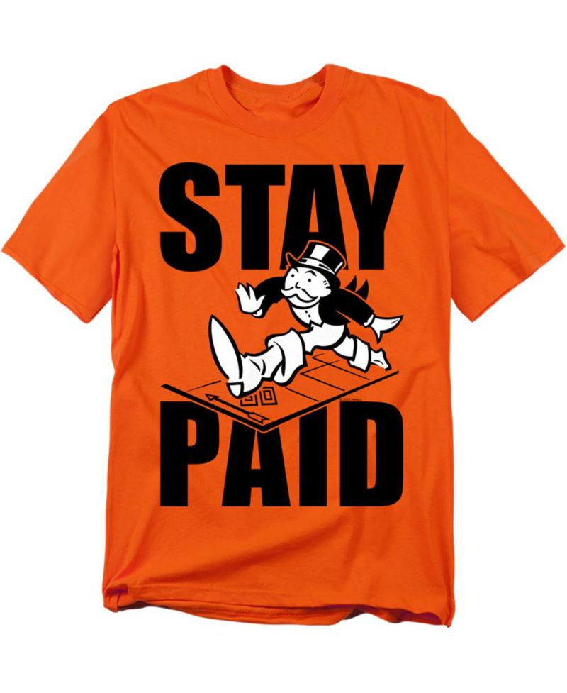 Big & Tall Pass Go, Stay Paid T Shirt