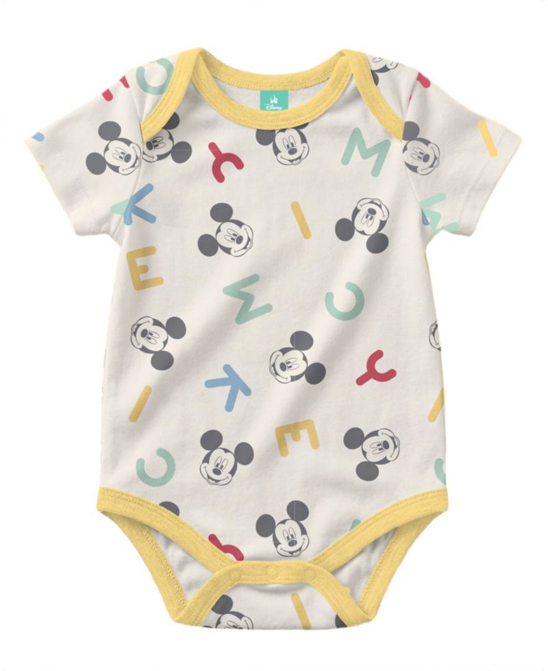 Baby Boys' Mickey Mouse Long-Sleeve Hoodie, 2 Bodysuit and Pants, 4-Piece Set