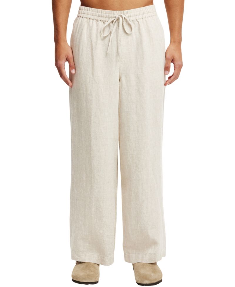 Men's Super Baggy Linen Pant